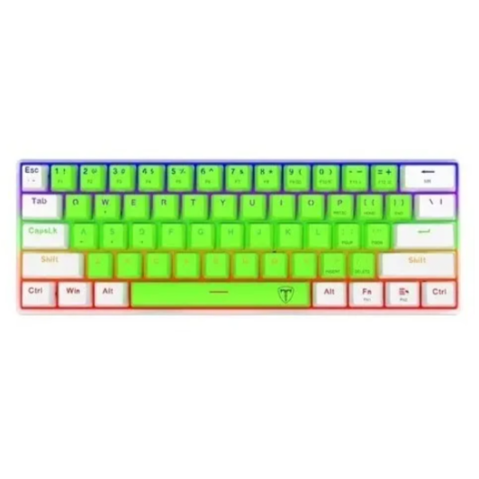 T-Dagger Arena T-TGK321 RGB Mechanical Gaming Keyboard Green & White