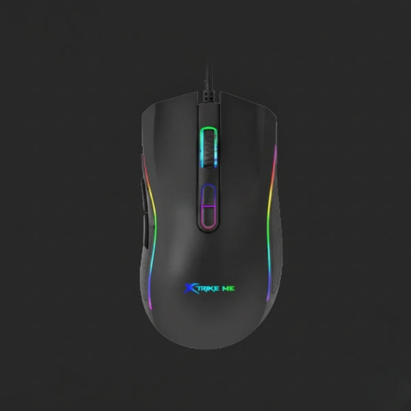 Xtrike Me Gm-314 Bk Wired Gaming Mouse Black