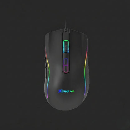 Xtrike Me Gm-314 Bk Wired Gaming Mouse Black