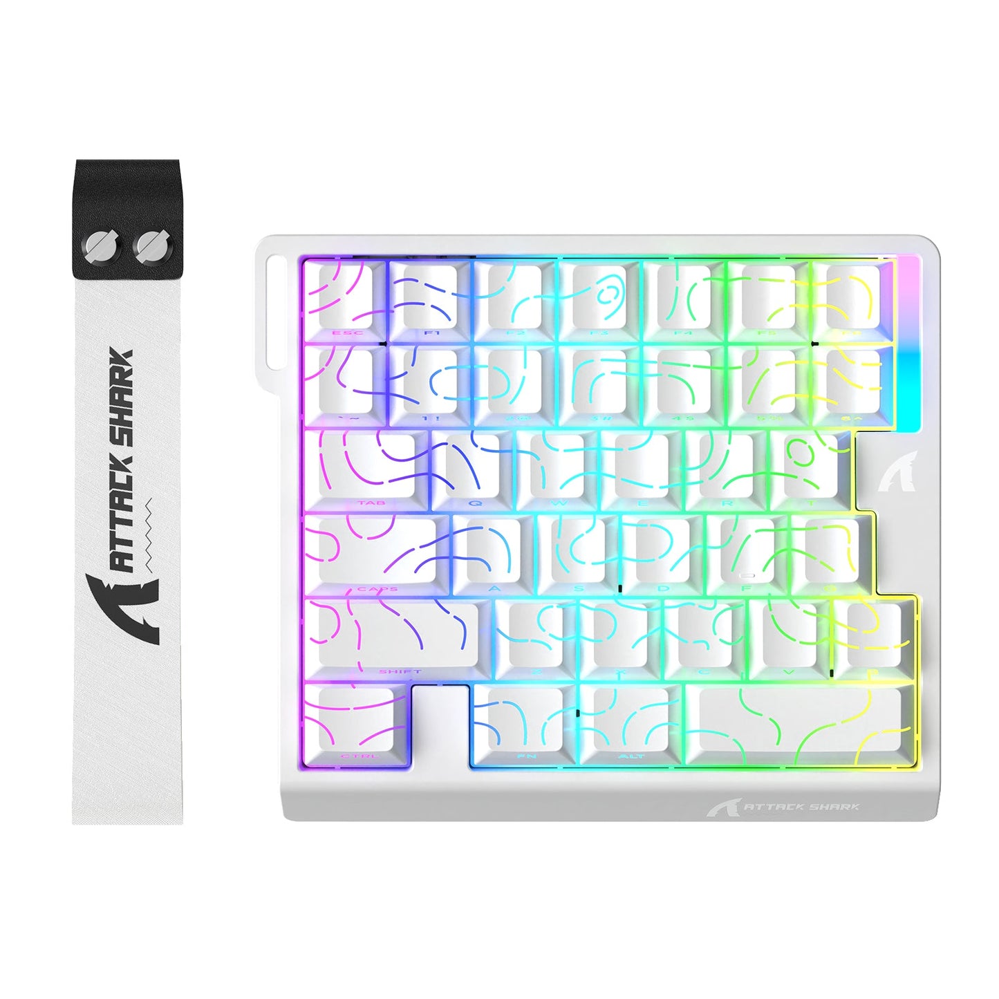 ATTACK SHARK M36 HE One-Handed Magnetic Switch Keyboard