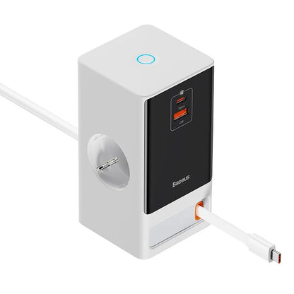 Baseus PowerCombo Digital PowerStrip 2AC+1U+1C+Retractable-C 65W