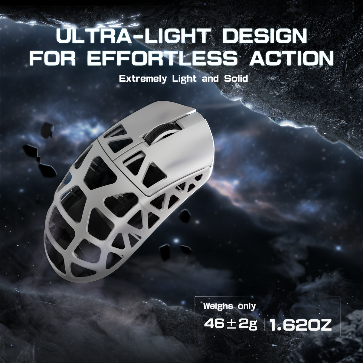 ATTACK SHARK R3 Magnesium Alloy Gaming Mouse 8K with C06 Coiled Cable