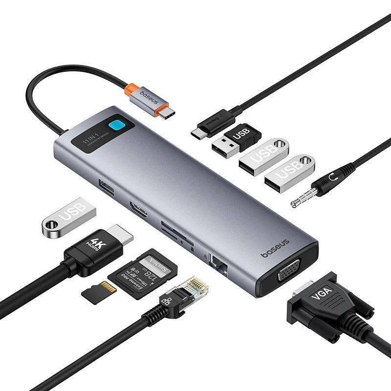 Baseus Metal Gleam Series 11-Port HUB