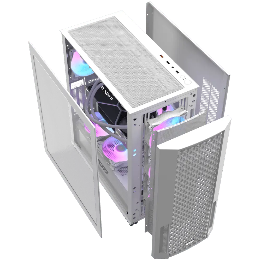 DF2100 ATX PC Case white