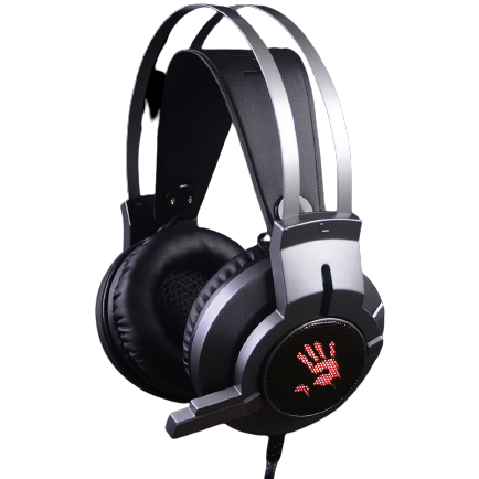 Bloody G437 Glare Gaming Headphone (Gun Black)