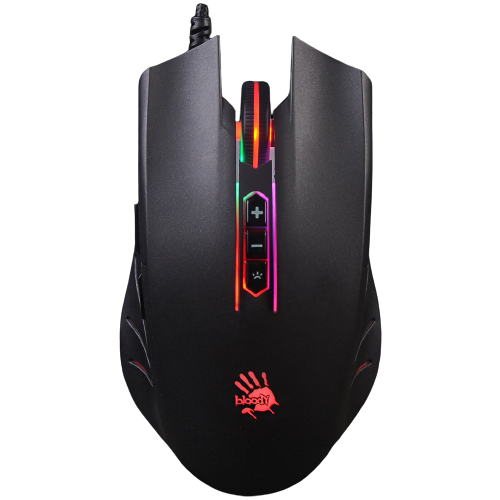Bloody Q81 Metal Feet Neon X-Glide Gaming Mouse