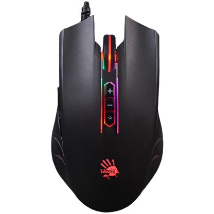 Bloody Q81 Metal Feet Neon X-Glide Gaming Mouse