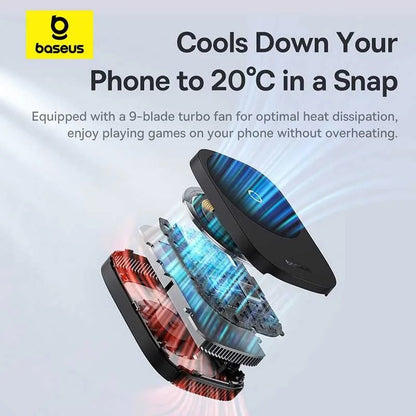 Baseus MagPro II Series Ultra-Thin Magnetic Phone Cooler (with Wireless Charger)