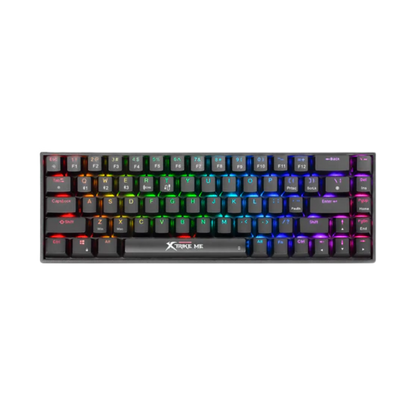 Xtrike Me Gk-994w Rgb 68 Key Bt 2.4ghz Wireless Gaming Keyboard Black
