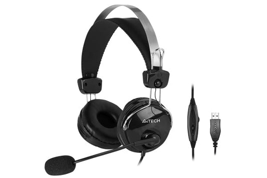 A4Tech HU-7P Single-Directional Mic USB Wired Headset