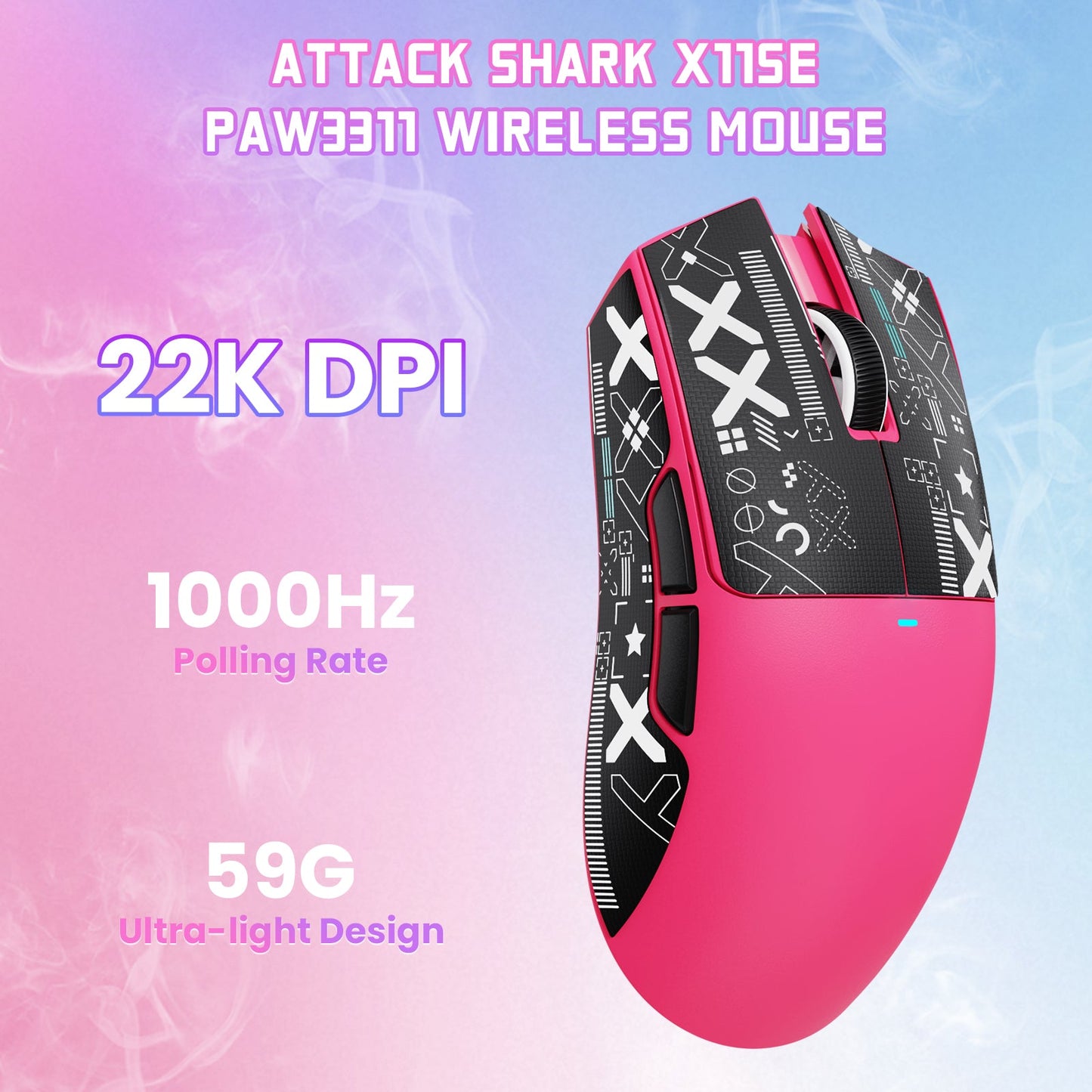 ATTACK SHARK X11SE Wireless Gaming Mouse