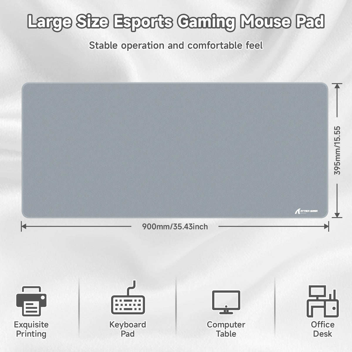 ATTACK SHARK CM02PRO eSport Gaming Mousepad (900x400x4 MM)