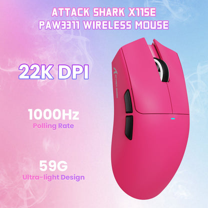 ATTACK SHARK X11SE Wireless Gaming Mouse