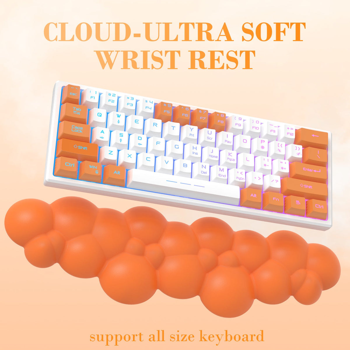 ATTACK SHARK Cloud Keyboard Wrist Rest