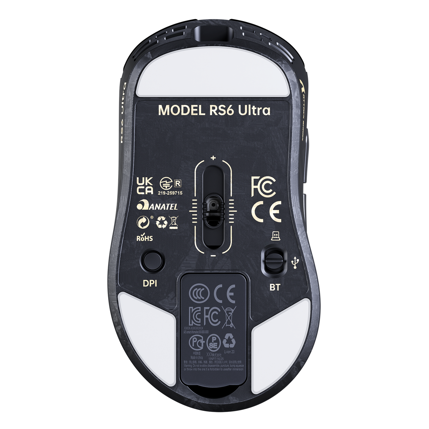 Pre Order: ATTACK SHARK RS6 ULTRA Carbon Fiber Wireless PAW3955MAX Gaming Mouse