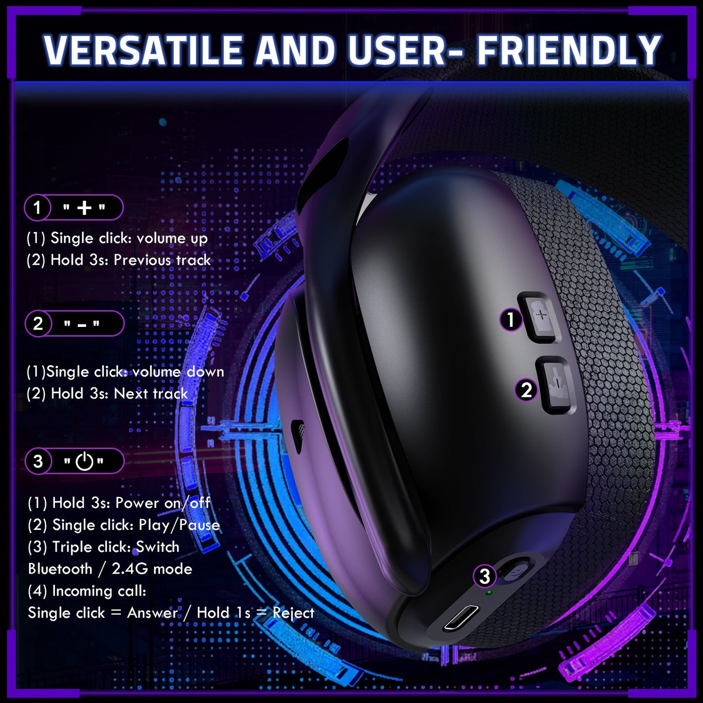 ATTACK SHARK L80 PRO Wireless Gaming Headset