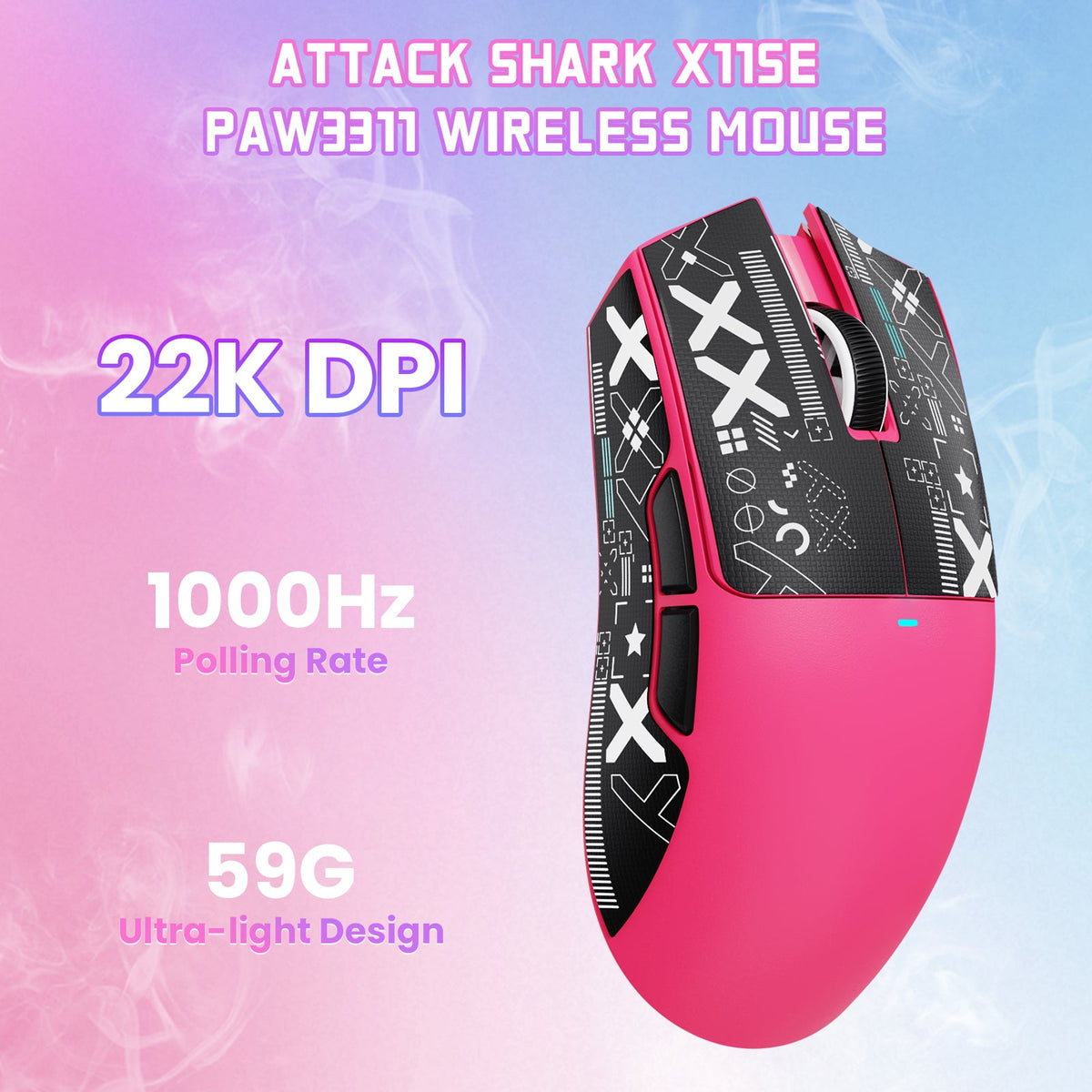 ATTACK SHARK X11SE Wireless Gaming Mouse