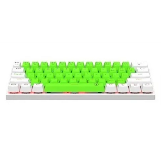 T-Dagger Arena T-TGK321 RGB Mechanical Gaming Keyboard Green & White