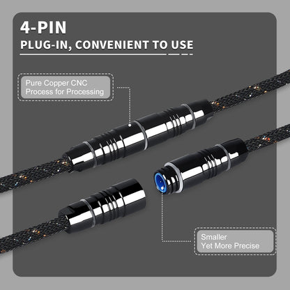 ATTACK SHARK C05 Coiled Cable