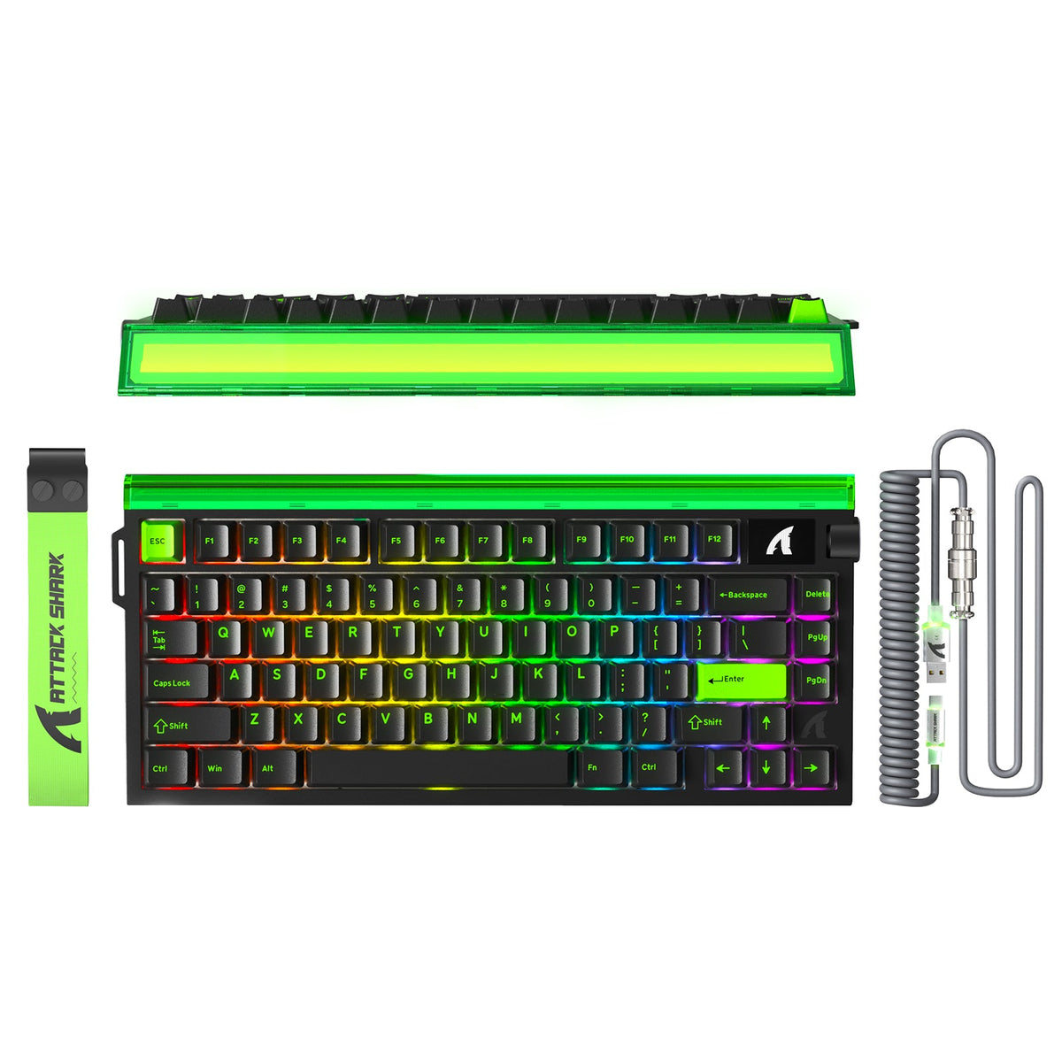 ATTACK SHARK R85 HE Rapid Trigger Keyboard with C01ULTRA LED Cable
