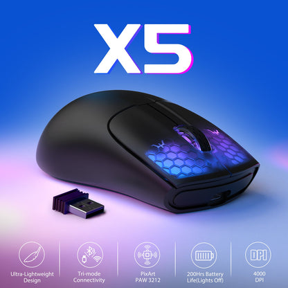ATTACK SHARK X5 Wireless Gaming Mouse