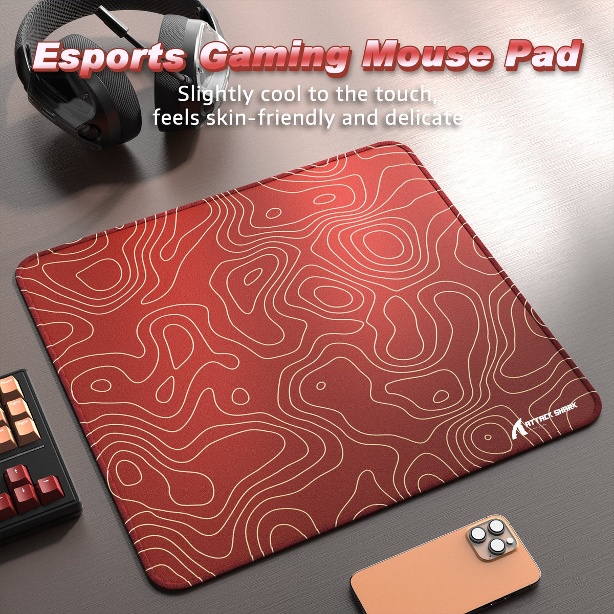 ATTACK SHARK CM02 eSport Gaming Mousepad (450x400x4 MM)