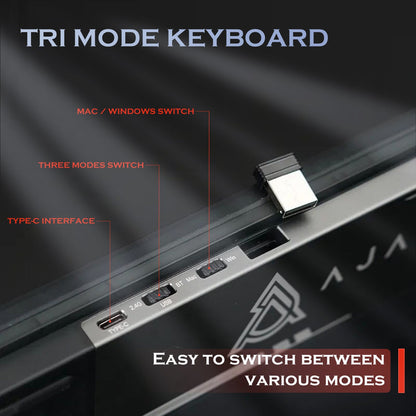 ATTACK SHARK x AJAZZ AK832 Mechanical Keyboard