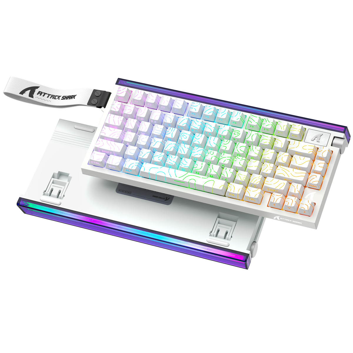 ATTACK SHARK R85 HE Rapid Trigger Keyboard Magnetic Switch with Custom Lightbox