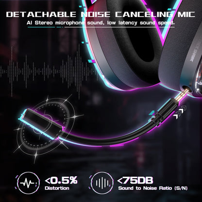 ATTACK SHARK L60 Ultra-Light Tri-Mode Gaming Headset