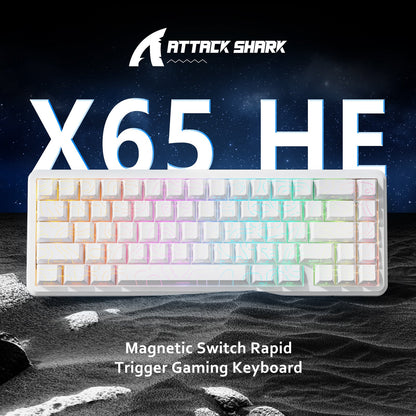 ATTACK SHARK X65 HE Magnetic Switch Rapid Trigger Keyboard
