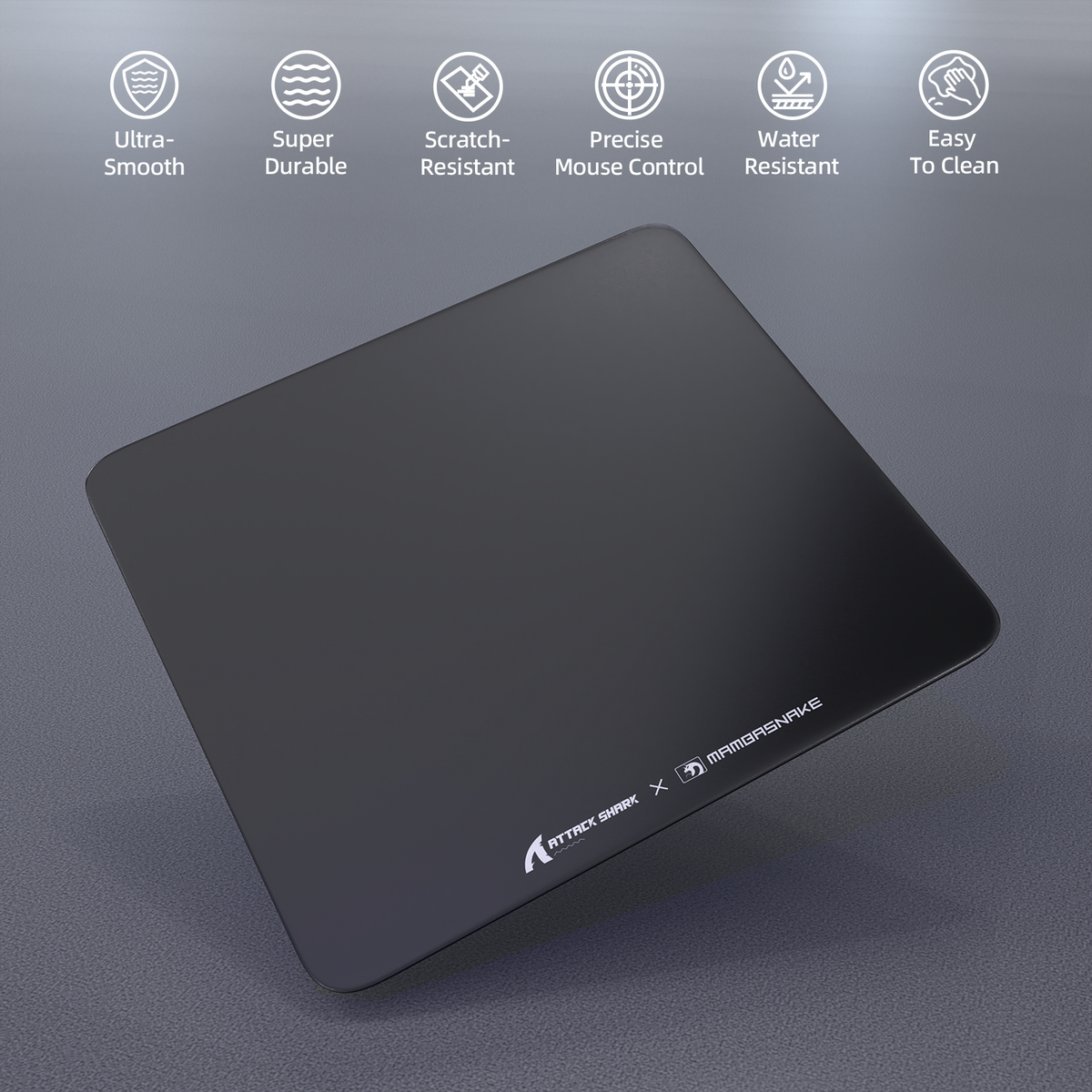 ATTACK SHARK CM05 Tempered Glass Gaming Mouse Pad