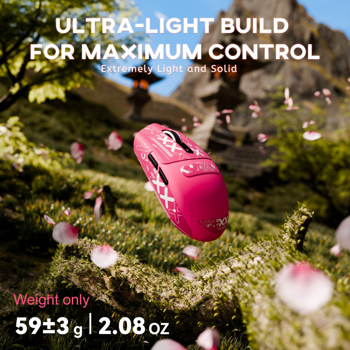 ATTACK SHARK G3 Tri-mode Wireless Gaming Mouse 25000 DPI Ultra Lightweight