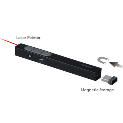 A4Tech LP-15 2.4G Wireless Laser Pen (BLACK)