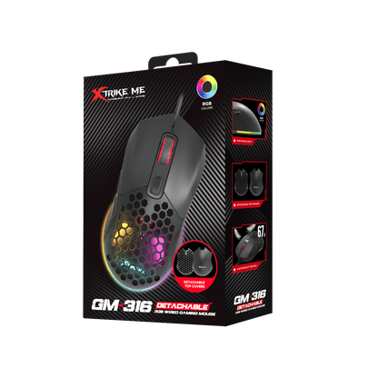 Xtrike Me Gm-316 Wired 7 Buttons Rgb Gaming Mouse