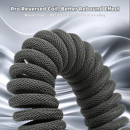 ATTACK SHARK C01ULTIMATE Coiled Cable for 8KHz Magnetic Keyboard