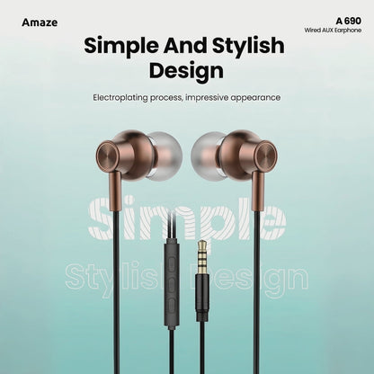 Wired AUX Earphone | A690