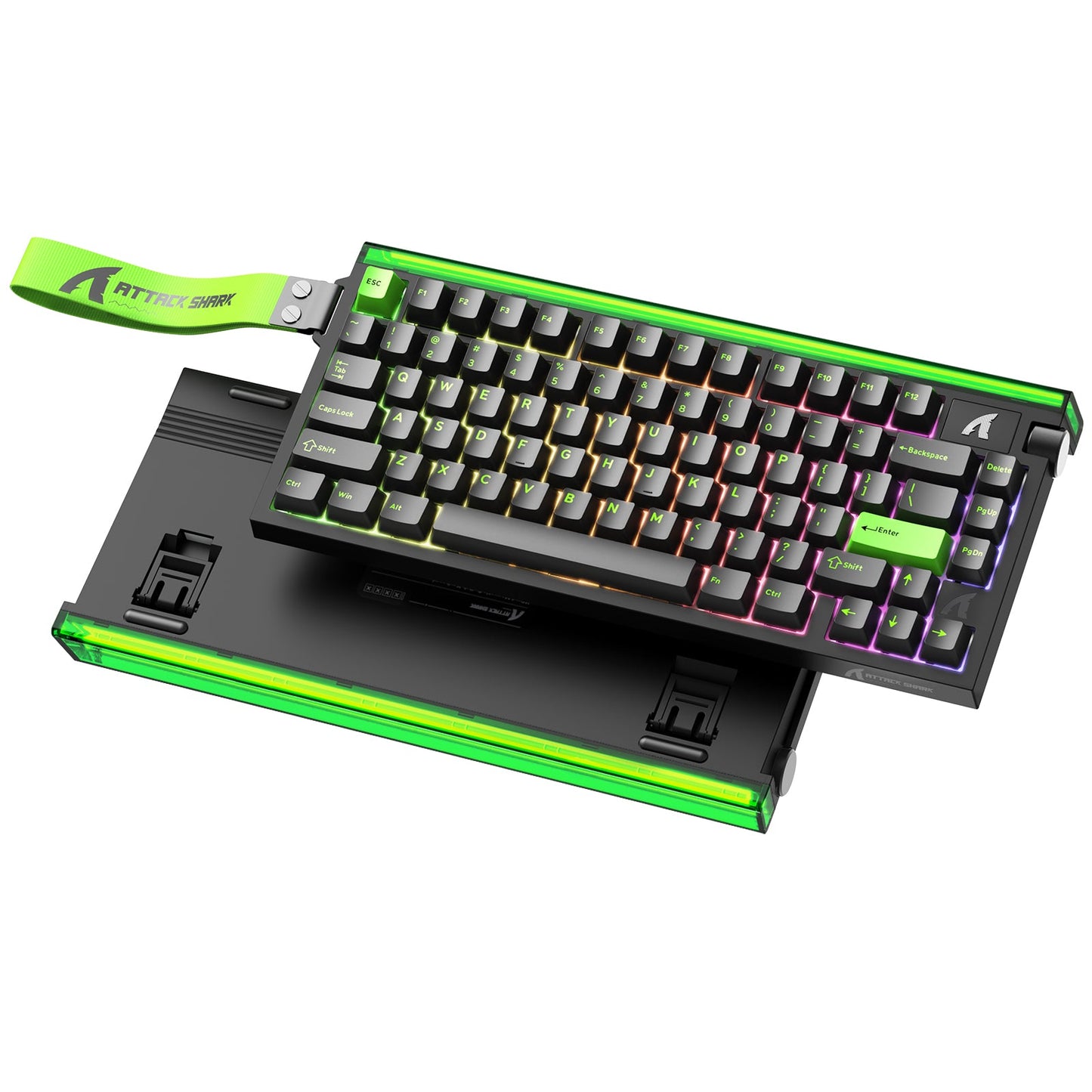 ATTACK SHARK R85 HE Rapid Trigger Keyboard Magnetic Switch with Custom Lightbox