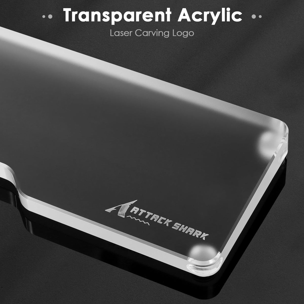 ATTACK SHARK ACRYLIC WRIST REST
