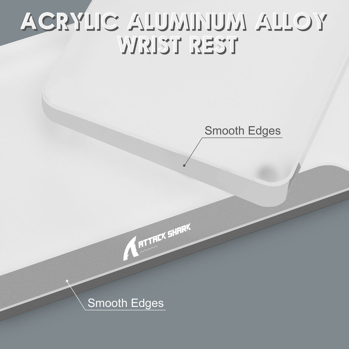 ATTACK SHARK 68 KEYS ACRYLIC WRIST REST