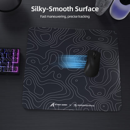 ATTACK SHARK CM05 Tempered Glass Gaming Mouse Pad