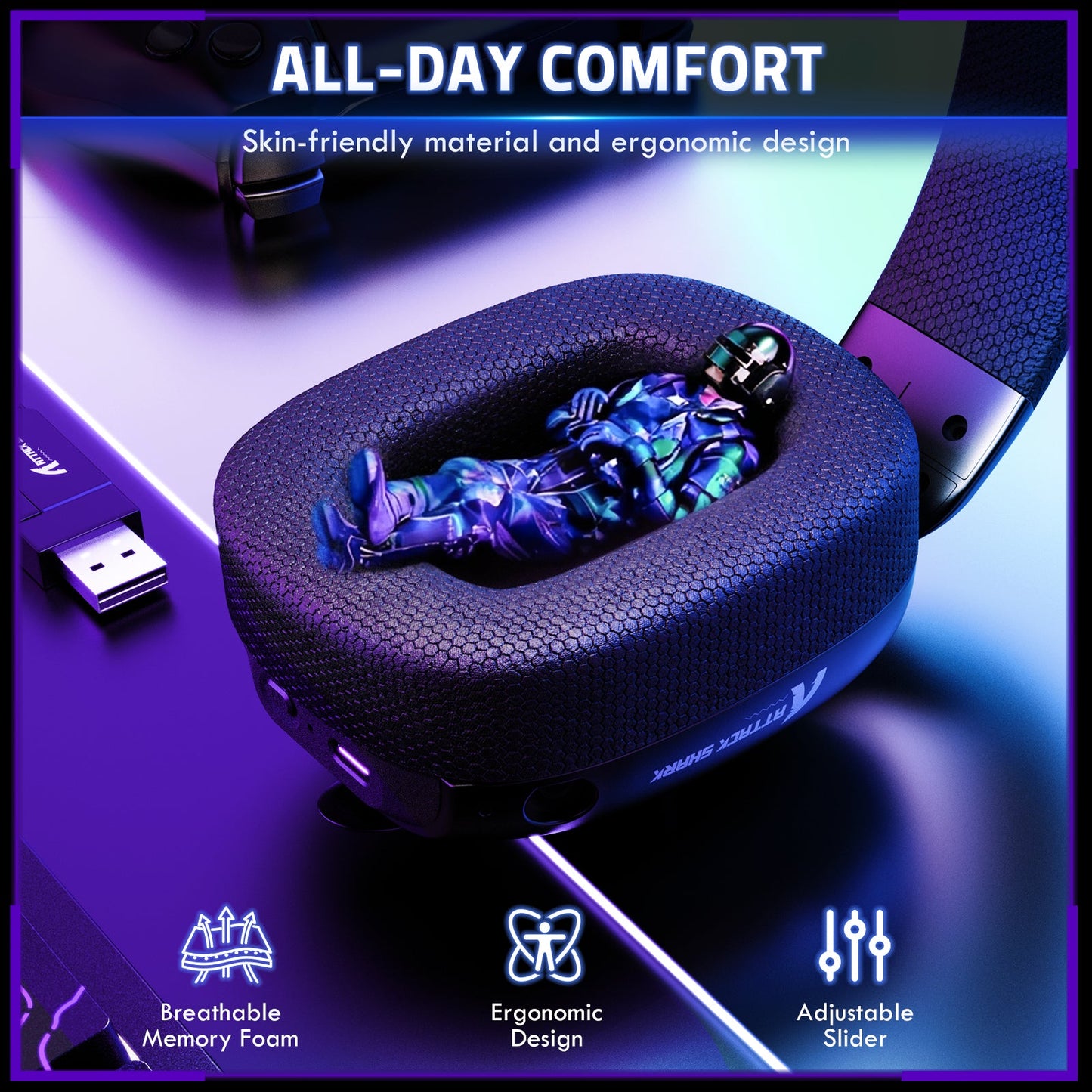 ATTACK SHARK L80 PRO Wireless Gaming Headset