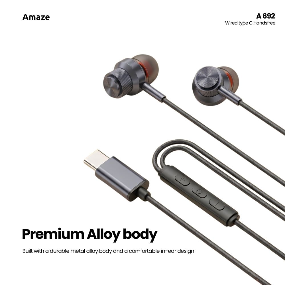 Wired type C Handsfree | A692