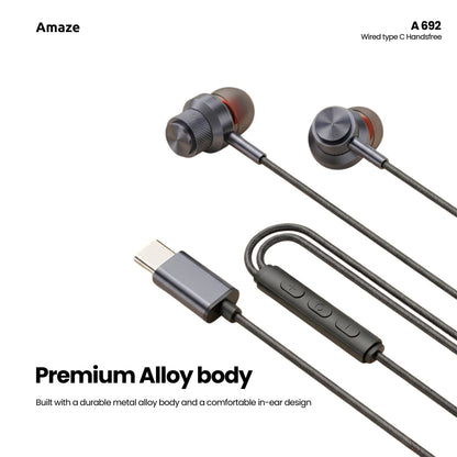 Wired type C Handsfree | A692