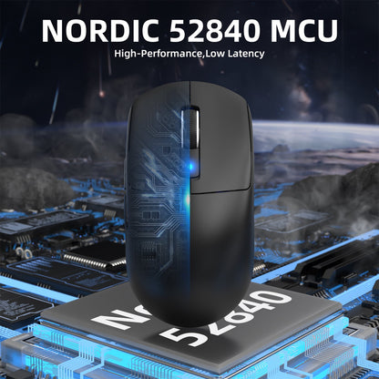 ATTACK SHARK R6 LIGHTSPEED Wireless Gaming Mouse with C06 Mouse Coiled Cable