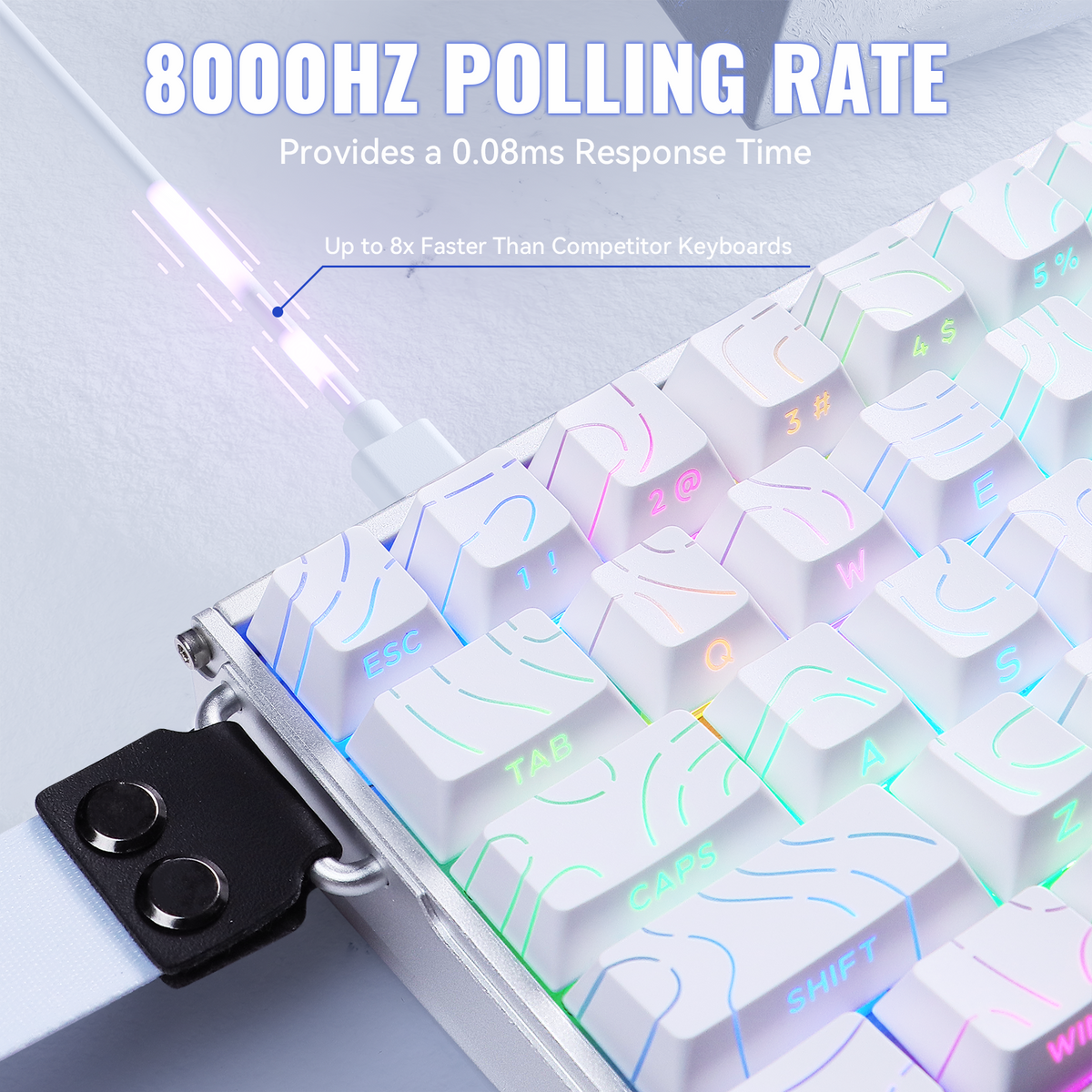ATTACK SHARK X68MAX HE Rapid Trigger Aluminum Keyboard Magnetic Switch