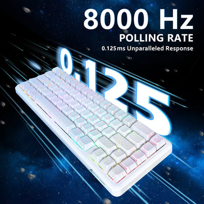 ATTACK SHARK X65 HE Magnetic Switch Rapid Trigger Keyboard