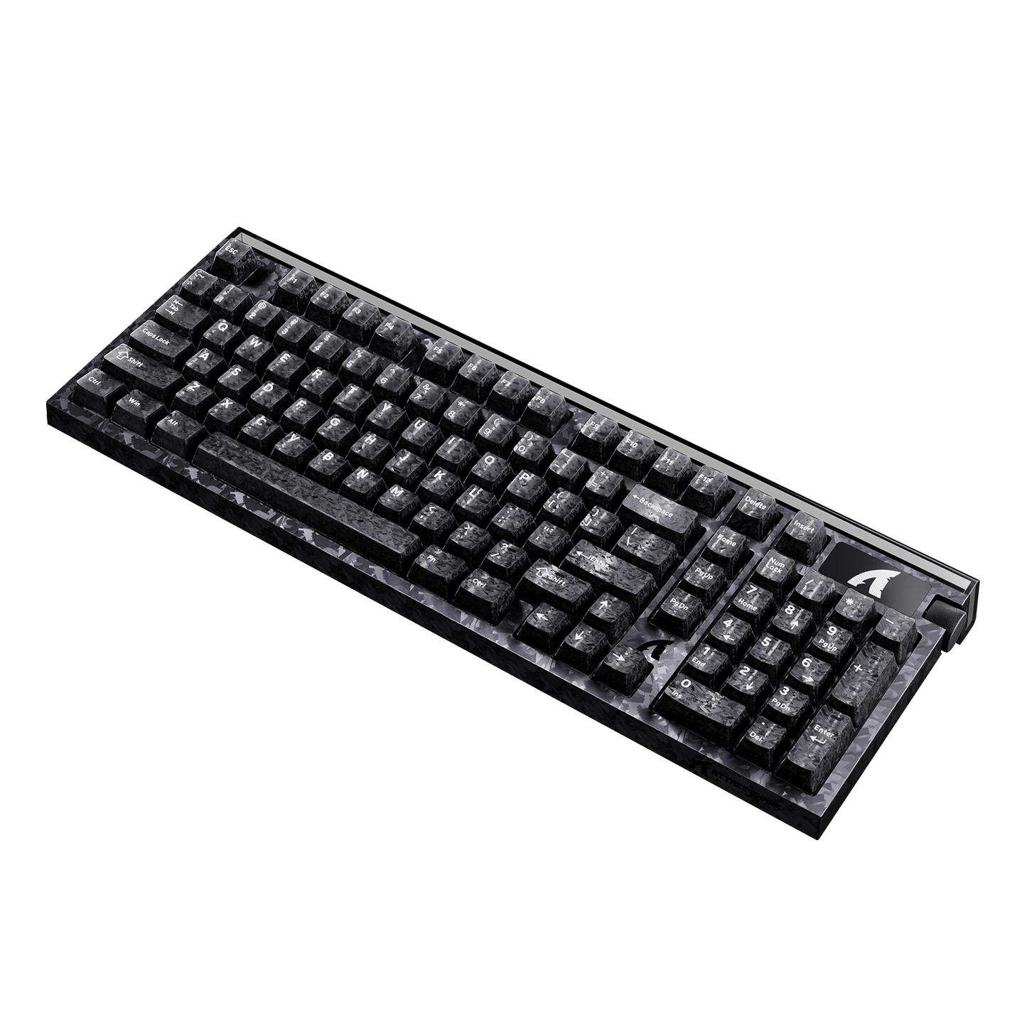 ATTACK SHARK R98 HE Carbon Fiber Rapid Trigger Keyboard Magnetic Switch