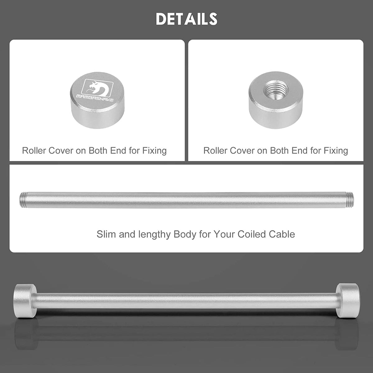 ATTACK SHARK RC01 Custom Winder Rod for Coiled USB C Cable