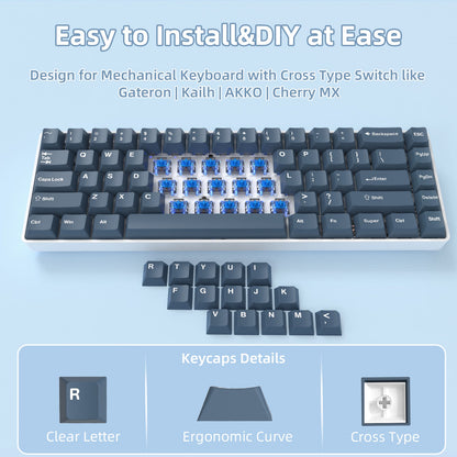 ATTACK SHARK PBT Keycaps Full Keycap Set