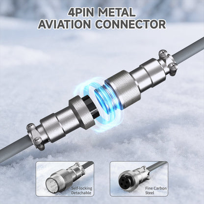 ATTACK SHARK C08 2-in-1 Custom Aviation Cable for 8kHz Magnetic Keyboards